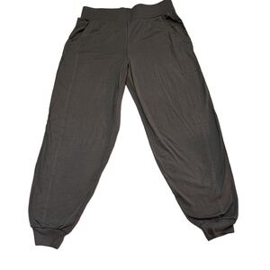 Anybody Cozy Knit Gray Jogger  Pants Size XS Side Pockets Elastic Waist NEW
